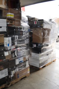 We recycle a staggering 12 tons of printer cartridges per year, resulting in a reduction of over 10,000 cubic feet of landfill waste. We recycle a staggering 12 tons of printer cartridges per year, resulting in a reduction of over 10,000 cubic feet of landfill waste.