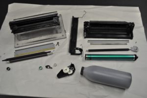 We recycle a staggering 12 tons of printer cartridges per year, resulting in a reduction of over 10,000 cubic feet of landfill waste. We recycle a staggering 12 tons of printer cartridges per year, resulting in a reduction of over 10,000 cubic feet of landfill waste.